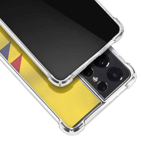 Colombia Soccer Flag Galaxy S21 Ultra 5G Clear Case